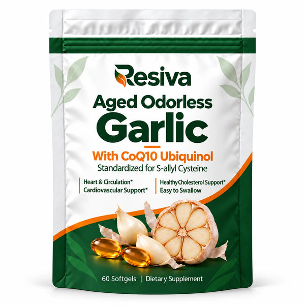 Revora Health aged garlic extract pouch