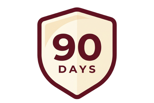 90-day money-back guarantee