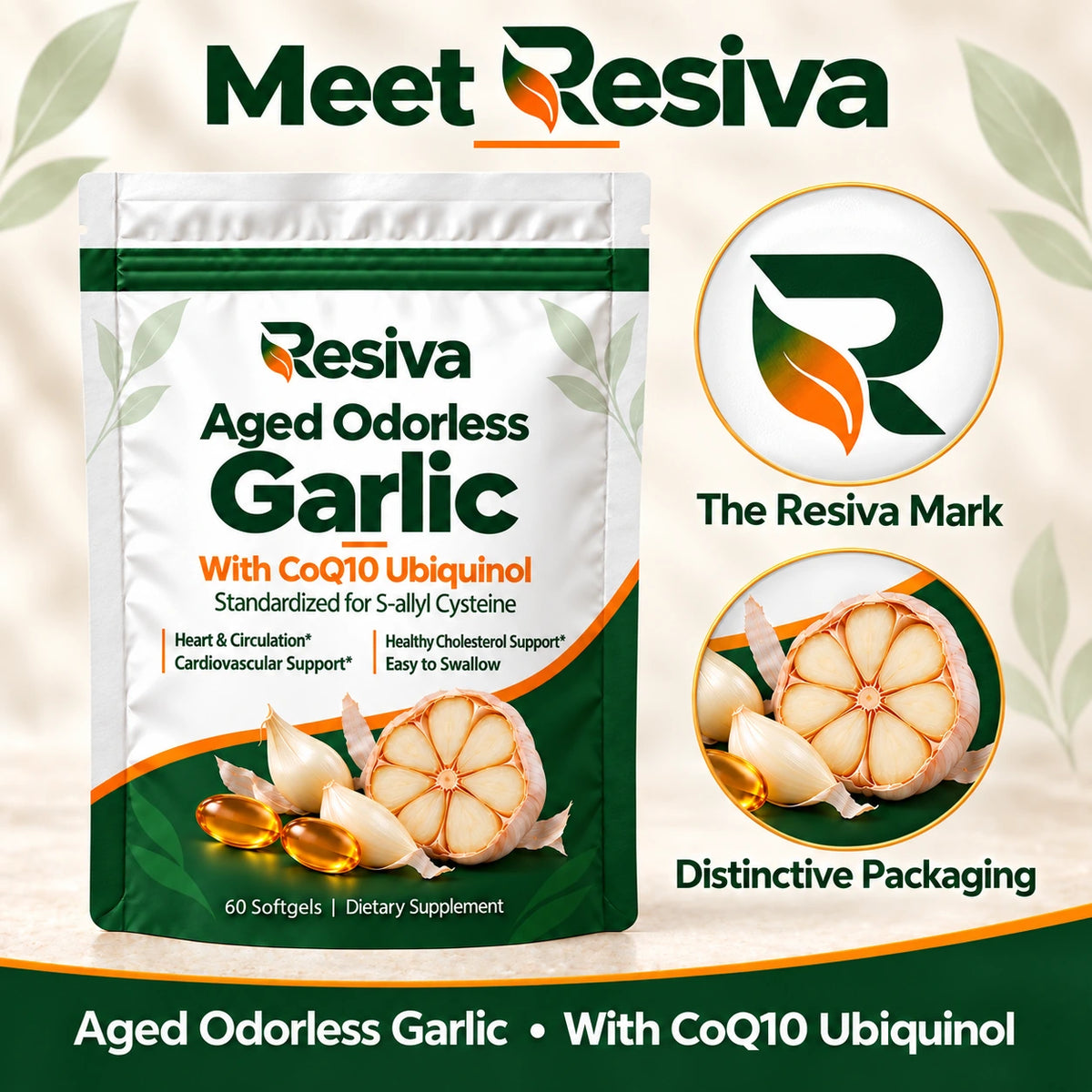 Resiva® Aged Odorless Garlic