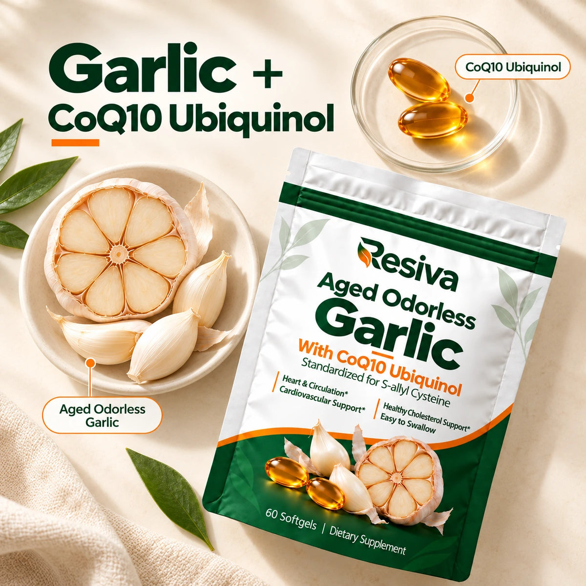 Resiva® Aged Odorless Garlic